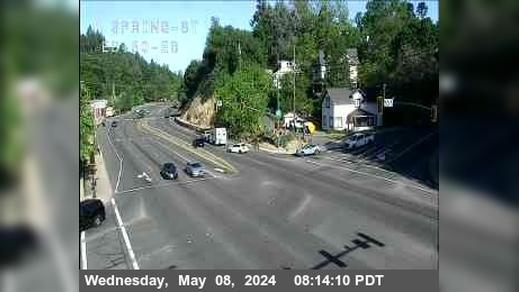 Traffic Cam Placerville › East: Hwy 50 at Spring Player