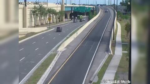 Traffic Cam Orlando: I-4 @ Garland - Static 1 EB Player