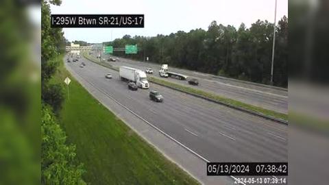 Meadowbrook Terrace: I-295W btwn Blanding and US-17 Traffic Camera