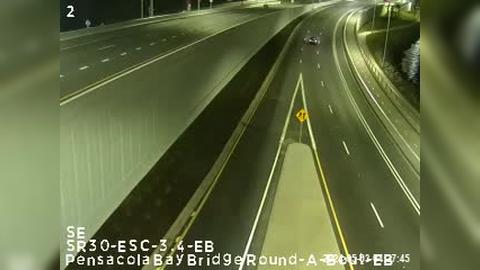 Pensacola: Bay Bridge (Round-a-bout EB) Traffic Camera