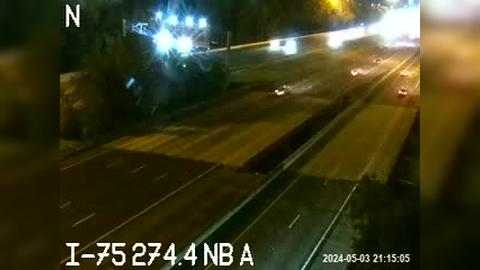 Lutz: I-75 at MM 274.5 Traffic Camera