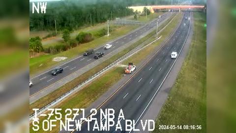 Traffic Cam Tampa: I-75 at MM 271.4 Player