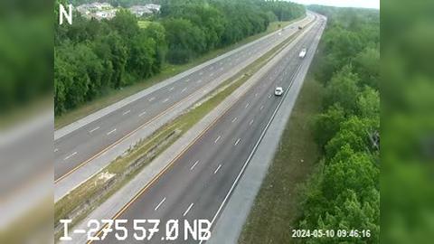 Lutz: I-275 N at 57.0 NB Traffic Camera