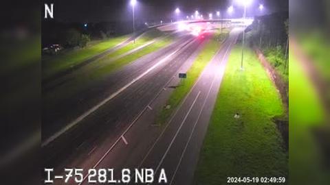 Traffic Cam Wesley Chapel: I-75 at MM 281.6 Player