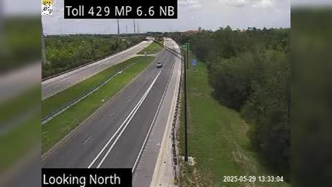 Traffic Cam Bay Lake: SR-429 N at MM 6.6 Player