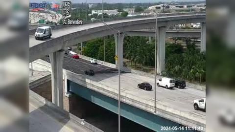 Traffic Cam West Palm Beach: I-95 at Belvedere Player