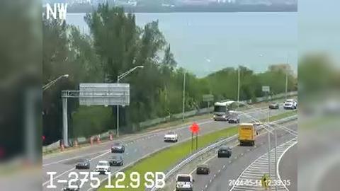 Traffic Cam Saint Petersburg: I-275 at N Rest Area Player