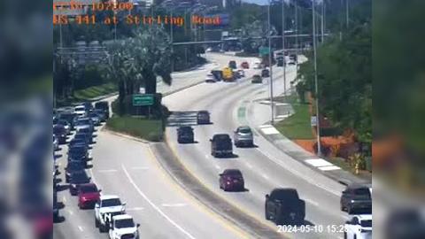 Traffic Cam Hollywood Seminole Reservation: US-441 at Stirling Road Player