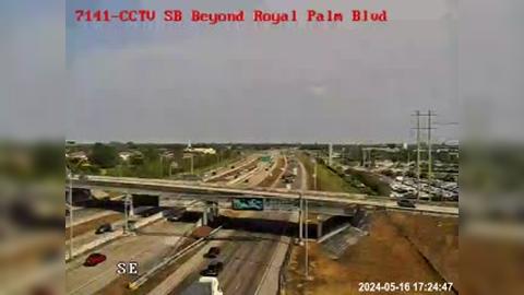 Traffic Cam Davie: I-75 S of Royal Palm Blvd Player