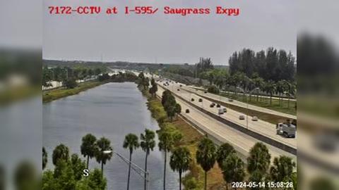 Traffic Cam Sunrise: I-75 at I-595/ Sawgrass Expy Player