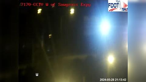 Traffic Cam Sunrise: I-75 W of Sawgrass Expy Player