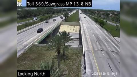 Traffic Cam Heron Bay South: SR-869 N at MM 14.0 Player