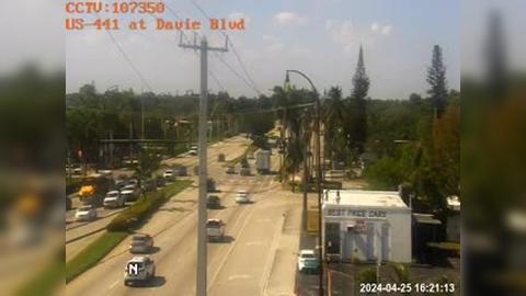 Fort Lauderdale: US-441 at Davie Blvd Traffic Camera