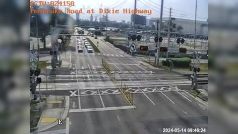 Hollywood: Pembroke Road at Dixie Highway Traffic Camera