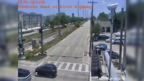 Hollywood: Pembroke Road at Dixie Highway Traffic Camera