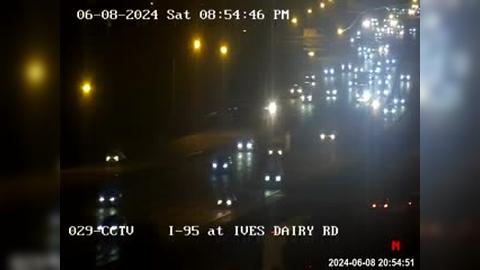Traffic Cam Highland Lakes: I-95 at Ives Dairy Road Player