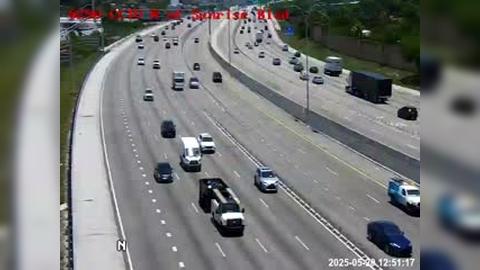 Traffic Cam Fort Lauderdale: I-95 N of Sunrise Blvd Player