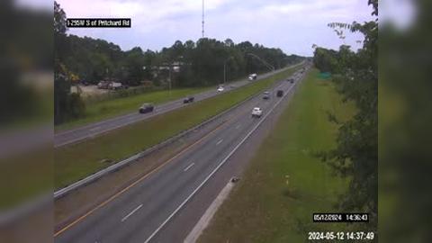 Traffic Cam Jacksonville: I-295 W S of Pritchard Rd Player