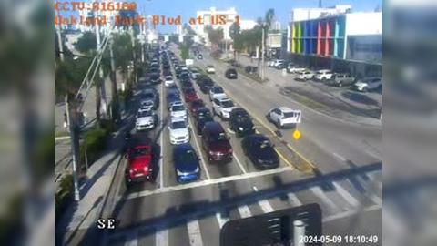 Fort Lauderdale: Oakland Park Blvd at US-1 Traffic Camera