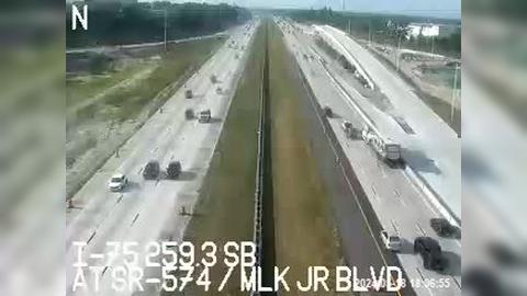 Traffic Cam Mango: I-75 at SR 574 - MLK Jr Blvd Player