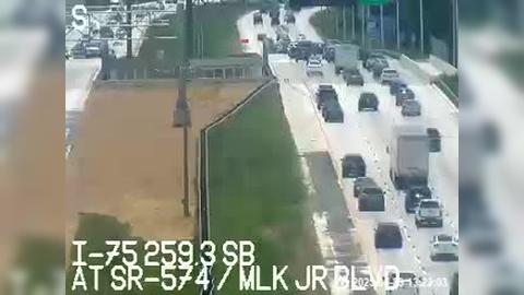 Traffic Cam Mango: I-75 at SR 574 - MLK Jr Blvd Player