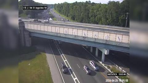 Traffic Cam Jacksonville: I-95 at Old St Augustine Rd Player