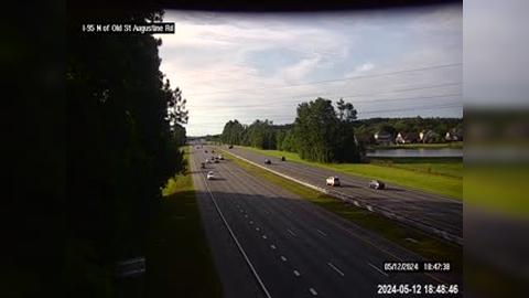 Traffic Cam Jacksonville: I-95 N of Old St Augustine Rd Player