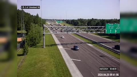 Jacksonville: I-95 S of Greenland Rd Traffic Camera