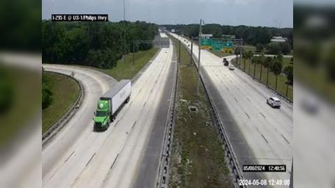 Traffic Cam Jacksonville: I-295 E at US-1 - Philips Hwy Player
