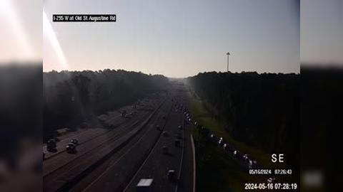 Traffic Cam Jacksonville: I-295 W at Old St Augustine Rd Player