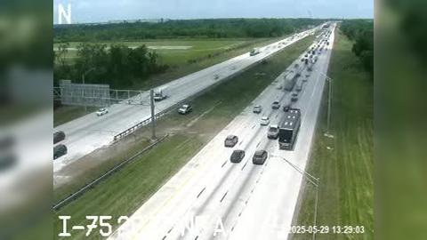 Traffic Cam Temple Terrace Junction: I-75 S of Tampa Exec Airport Player
