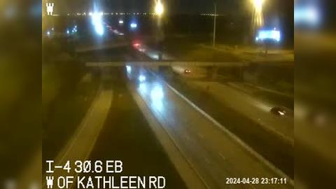 Lakeland: I-4 W of Kathleen Rd Traffic Camera