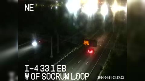 Traffic Cam Lakeland: I-4 W of Socrum Loop Player
