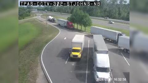 Traffic Cam St. Johns County: TPAS-20331: I-95 NB St Johns S Rest Area Player