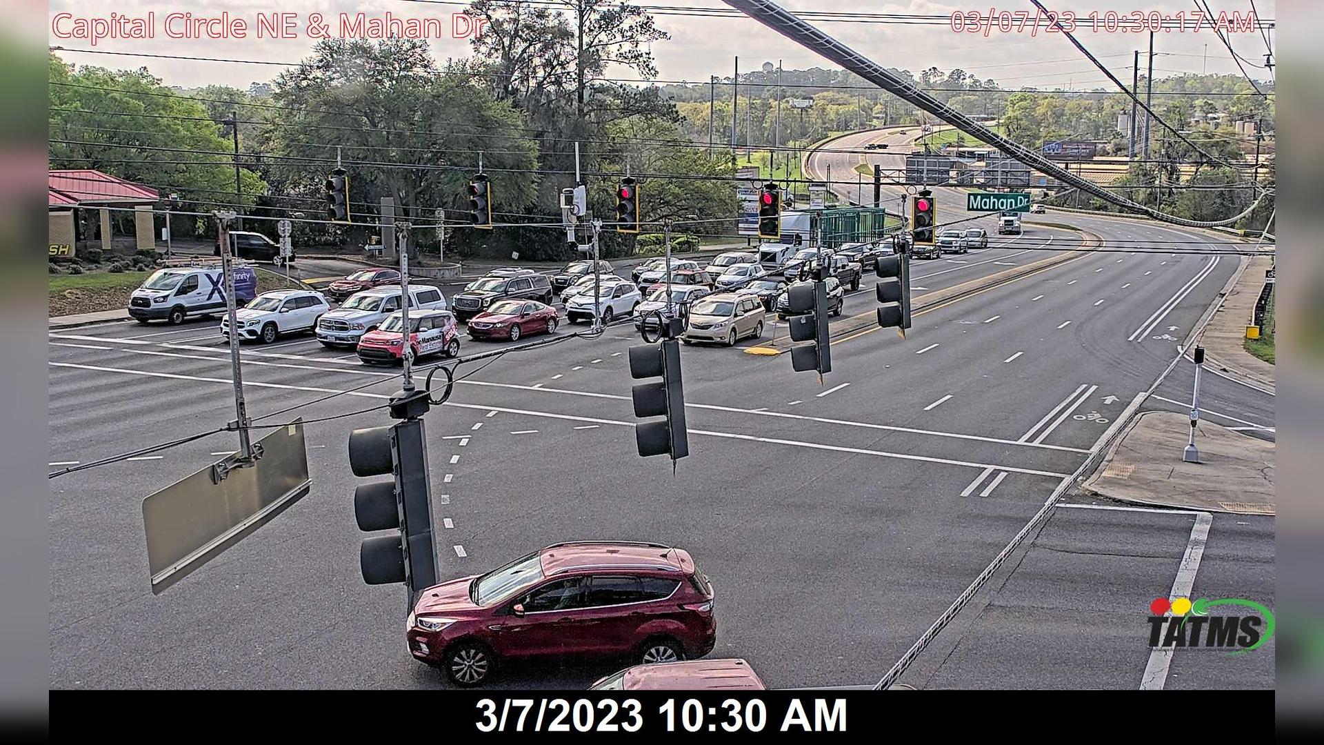 Traffic Cam Tallahassee: Capital Circle NE at Mahan Dr Player