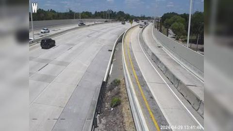 Tampa Heights: I-275 NB at I-4 Ramp Traffic Camera