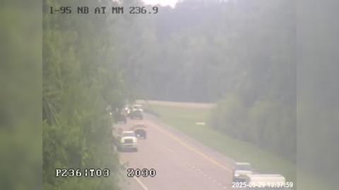 Traffic Cam Oak Hill: I-95 @ MM 236.9 NB Player