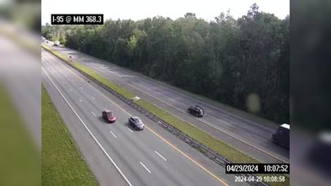 Jacksonville: I-95 @ MM 368.3 Traffic Camera