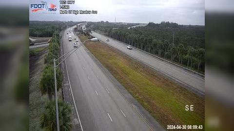 Palm City: I-95 MP 102.5 Northbound Traffic Camera