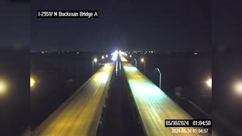 Traffic Cam Jacksonville: I-295 W at N Buckman Bridge Player