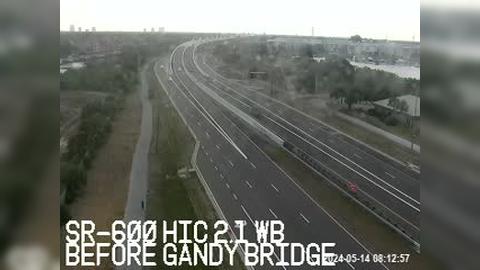 Traffic Cam Tampa: East side of Gandy Bridge Player