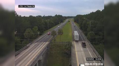 Traffic Cam Jacksonville: I-295 E S of Pulaski Rd Player