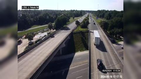Traffic Cam Jacksonville: I-295 E at Pulaski Rd Player