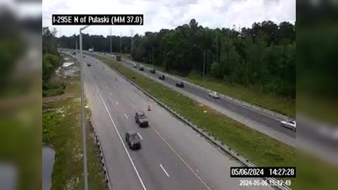 Jacksonville: I-295 E N of Pulaski Rd Traffic Camera
