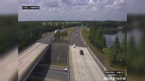 Traffic Cam Jacksonville: I-295 E at Merrill Rd Player