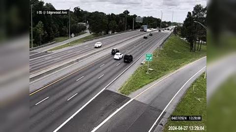 Jacksonville: I-95 at Edgewood Ave Traffic Camera