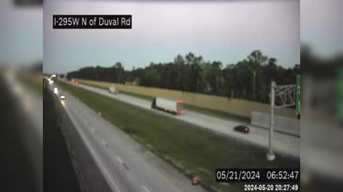Traffic Cam Jacksonville: I-295 W N of Duval Rd Player