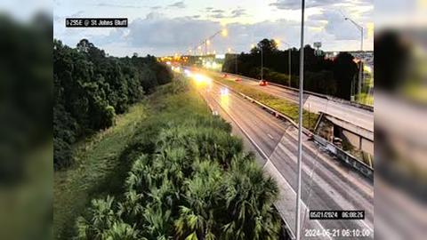 Traffic Cam Jacksonville: I-295 E at St Johns Bluff Rd Player