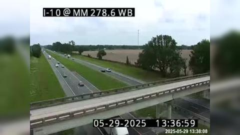 Live Oak: I-10 @ MM 278.6 Traffic Camera