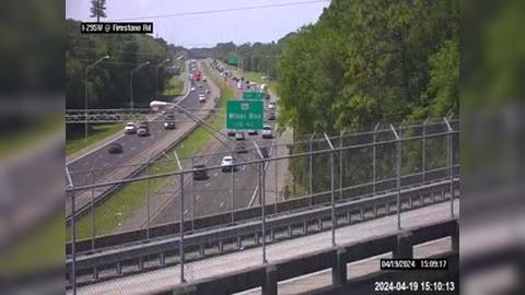 Traffic Cam Jacksonville: I-295 W at Firestone Rd Player